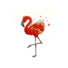 A Flamingo in Flames is a Flame-Ingo