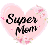 Super Mom Typografie-Design!