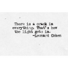 Quotedesign - Leonard Cohen
