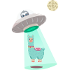Sloth Alpaca Spaceship