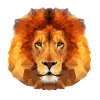 Lion's head frontal