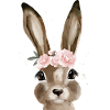 Flower rabbit