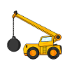 Demolition crane for children