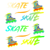 Skate, skate, skate inline skating.