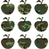 camouflage apple Retro
