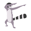 Dabbing Lemur Dab Danser Lemur Lover Gave Idé