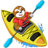 sloth kayak