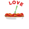 Currywurst Ich liebe Currywurst