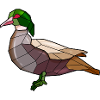 Duck Geometric Bird