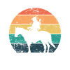 Amérindiens amérindiens à cheval