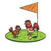 Golf Minigolf Putt Putt Kip Humor