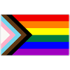 Progrès LGBTQ Gay Pride Flag
