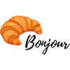 Croissant Colazione bonjour pane francese mangiare cibo