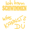 Ich kann schwimmen