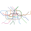 Abstract Minutine Section Line Art