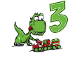 T-Rex three-locomotive
