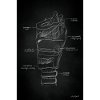 Laryngeal chalk drawing