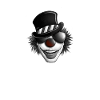 Clown with sunglasses
