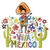 Mexico - Viva Mexico Singer - dark
