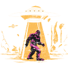 UFO Alien Bigfoot