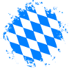 Bavaria Flag Bavarian Flag Klecks Bundesland