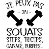Je Peux Pas J'ai Squats