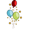 Bunte Ballons