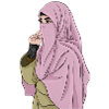 Pink niqab