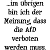 für AfD Verbot