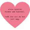 Merci coeur rose