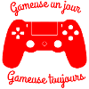 Gamer on a day always gamer (bright red)