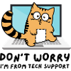 Non aver paura di essere di Tech Support Admin Cat