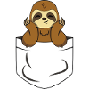 Sloth in breast pocket