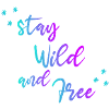 WILD FREE GRADIENT BLUE PURPLE