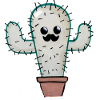 Kaktus-Mann