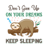 Funny sloth saying