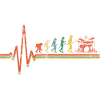 Schlagzeug Herzschlag Evolution Schlagzeuger