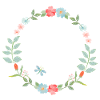 Flower wreath Personalizable