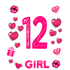 Sweet 12 birthday girl
