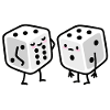 Funny Dice Gym Sixpack Bodybuilding