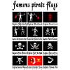 Famous pirate flags