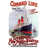 CUNARD LINE PAQUEBOT