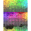 Buntes Mosaik Discokugel Design