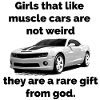Muscle Car God Camaro Sportwagen Geschenk Spruch