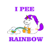 I Pee Rainbow Magical Peeling