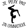 Je Peux Pas J'ai Gymnastique