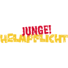 Helmpflicht Junge!