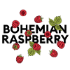 „bohemian raspberry“ Statement mit Himbeeren