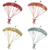 Skydiver parachute skydiving