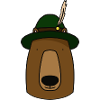 Bär mit Hut